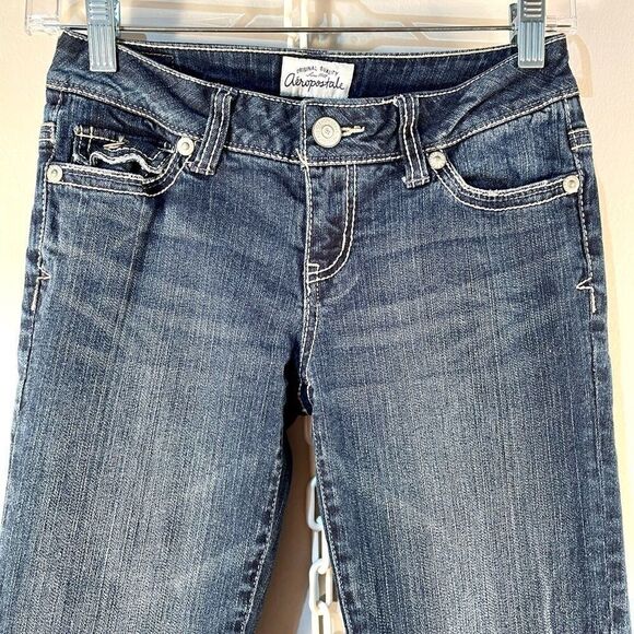 AEROPOSTALE BAYLA SKINNY CAPRI SIZE 0 - Picture 1 of 5